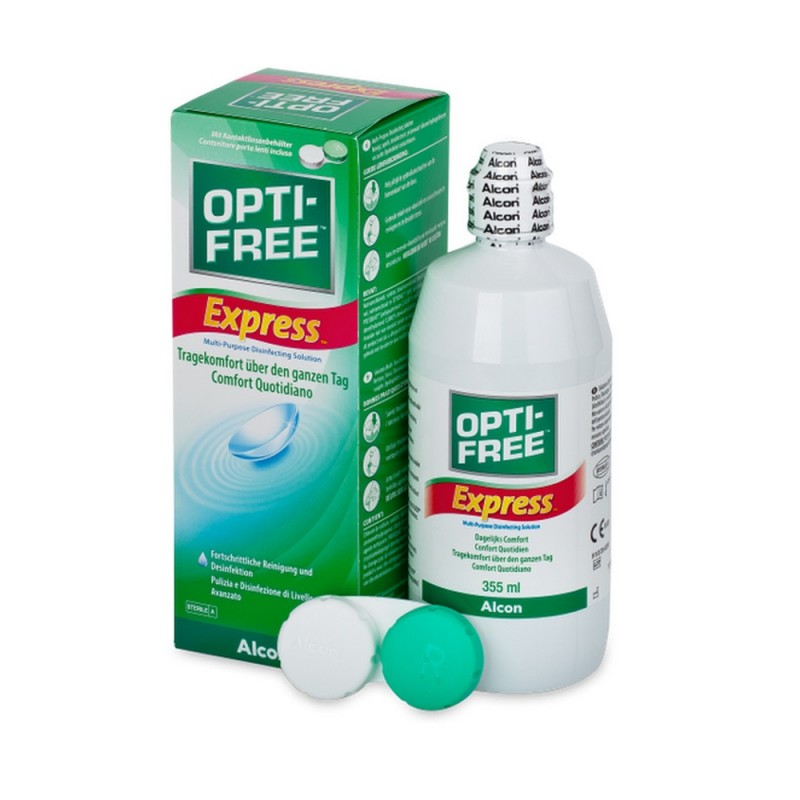 Opti-Free Express Υγρό Φακών Επαφής, 355ml