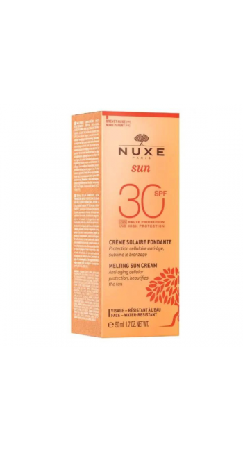 Nuxe Melting Sun Cream Αντηλιακή Αντιγηραντική Κρέμα Προσώπου SPF30, 50ml