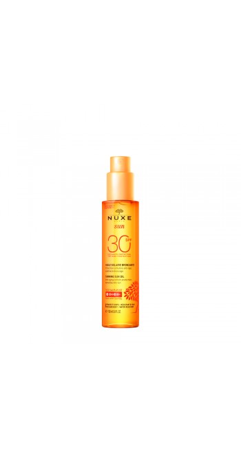 Nuxe Λάδι Μαυρίσματος Για Πρόσωπο & Σώμα SPF30, 150ml 