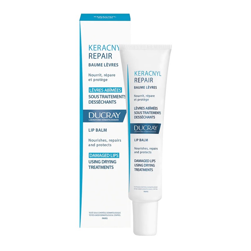 Ducray Keracnyl Repair Lip Balm για Επανόρθωση Χειλιών, 15ml