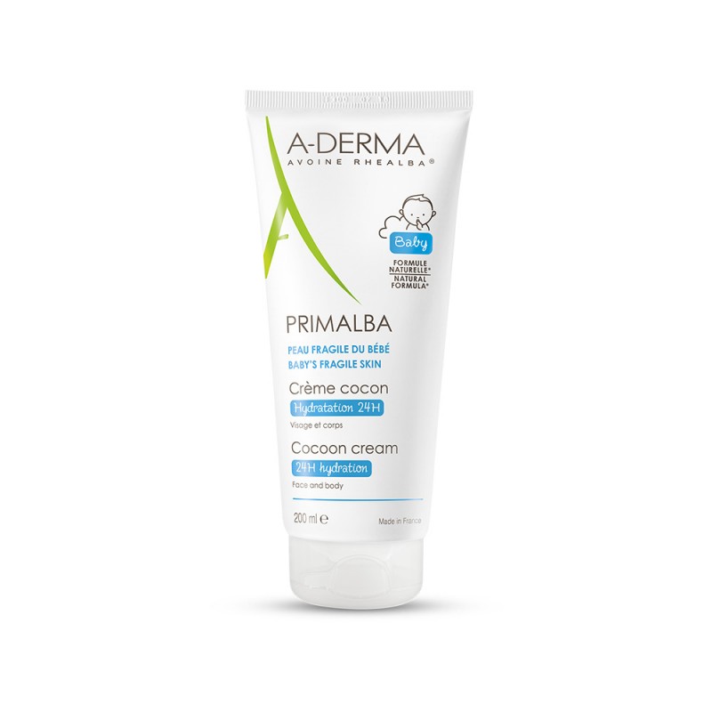 A-Derma Primalba Creme Cocon Ενυδατική Κρέμα για Δέρμα του Μωρού, 200ml