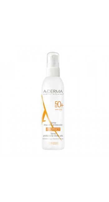 A-Derma Protect Spray Tres Haute Protection SPF50+ Αντηλιακό Σπρέι Πολύ Υψηλής Προστασίας, 200ml