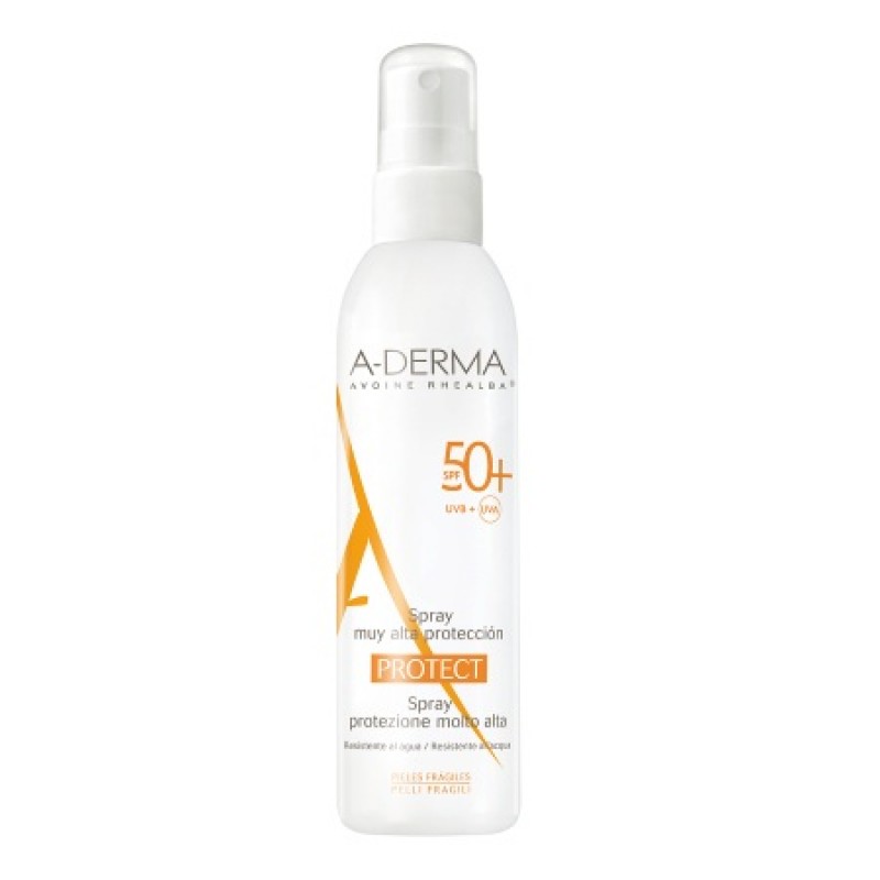 A-Derma Protect Spray Tres Haute Protection SPF50+ Αντηλιακό Σπρέι Πολύ Υψηλής Προστασίας, 200ml