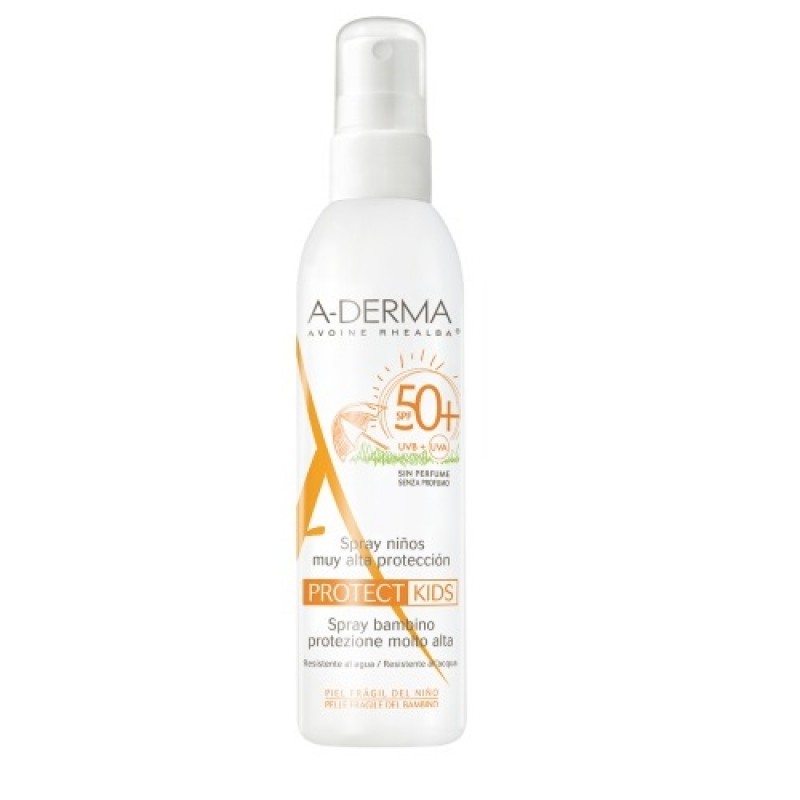 A-Derma Protect Kids Spray Enfant SPF 50+, Παιδικό Αντηλιακό 200ml 