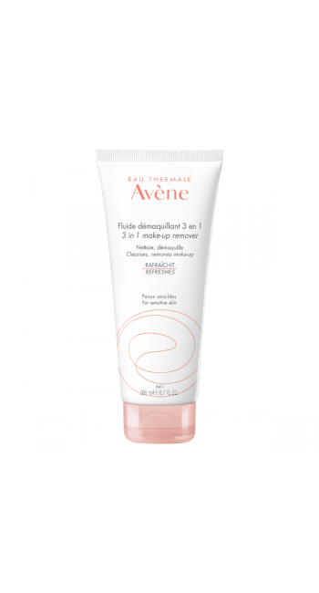 Avene Les Essentiels 3-in-1 Make Up Remover Γαλάκτωμα Καθαρισμού & Ντεμακιγιάζ 3 σε 1, 200ml