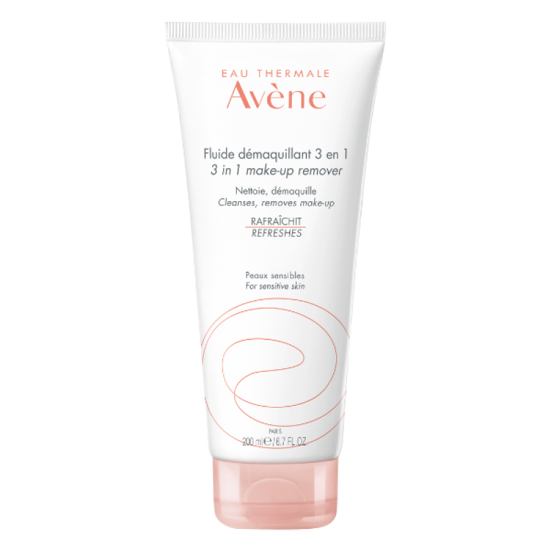 Avene Les Essentiels 3-in-1 Make Up Remover Γαλάκτωμα Καθαρισμού & Ντεμακιγιάζ 3 σε 1, 200ml