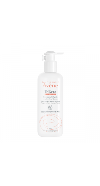 Avene Trixera Nutrition Nutri-Fluid Balm, Θρεπτικό Baume Χωρίς Άρωμα για Ξηρές/Πολύ Ξηρές, 400ml 