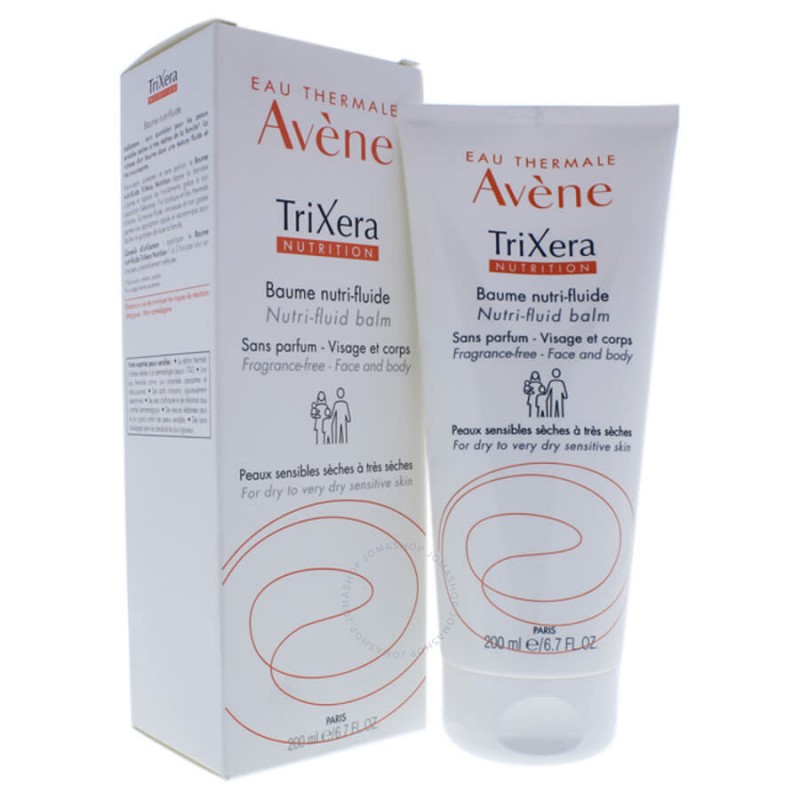 Avene Trixera Nutrition Nutri-Fluid Balm, Θρεπτικό Baume Χωρίς Άρωμα για Ξηρές/Πολύ Ξηρές 200ml 