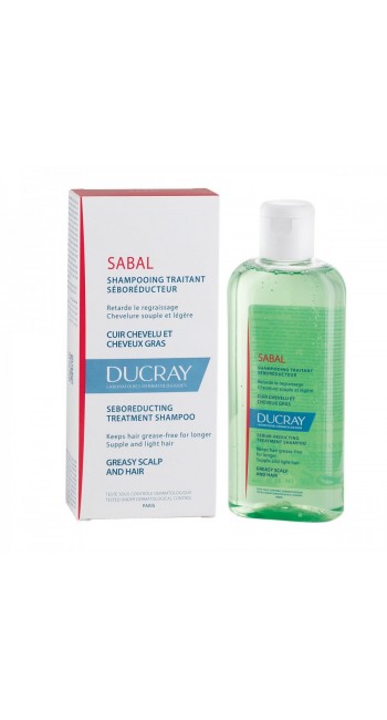 Ducray Sabal Sebum Regulating Σαμπουάν Αγωγής για Λιπαρά Μαλλιά, 200ml