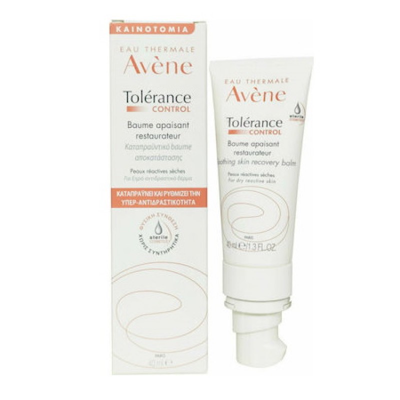 Avene Tolerance Control Baume Καταπραϋντικό Βάλσαμο για το Υπερευαίσθητο προς Αντιδραστικό Ξηρό Δέρμα, 40ml