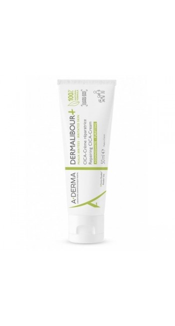 A-derma Dermalibour Cica-Cream Αποτελεσματική Κρέμα για Πρόσωπο και Σώμα Διάρκειας 24 Ώρες και 100% Φυσικής Προέλευσης, 50ml