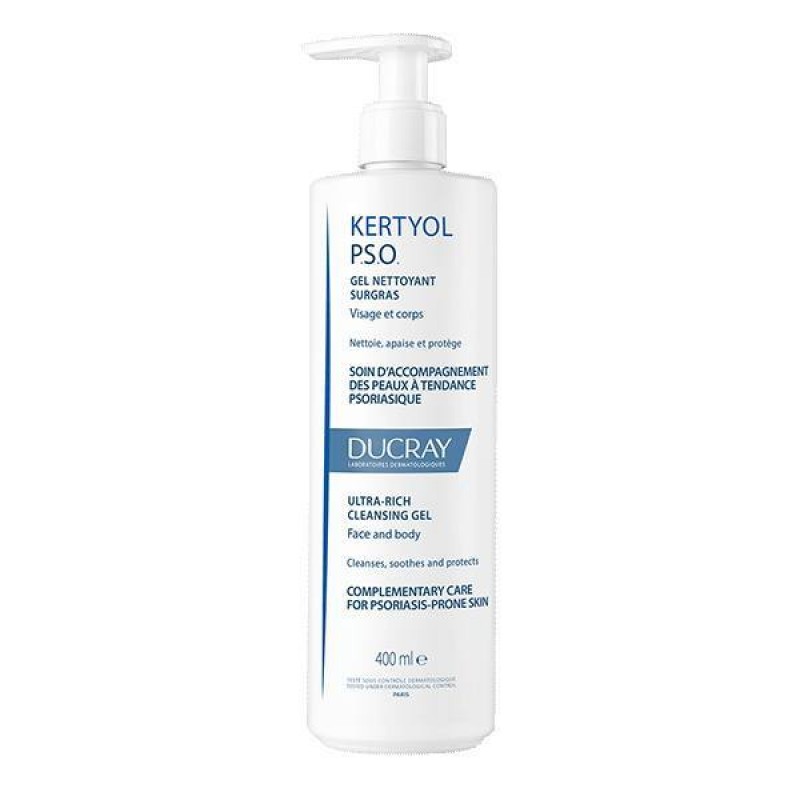 Ducray Kertyol P.S.O. Ultra Rich Cleansing Gel Καθαριστικό Προσώπου & Σώματος για Ψωρίαση, 400ml