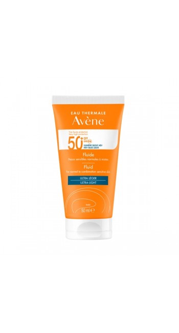 Avene Fluide TriAsorB SPF50+ Αντιηλιακή Κρέμα Προσώπου για Κανονική/ Μικτή Επιδερμίδα, 50ml