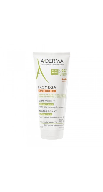 A-Derma Exomega Control Baume Emollient, Μαλακτικό Βάλσαμο για Ατοπικό-Ξηρό Δέρμα 200ml 