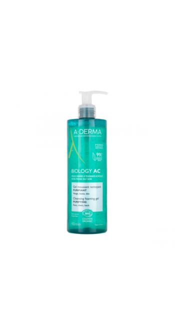 A-Derma Biology AC Cleansing Foaming Gel Purifying 400m