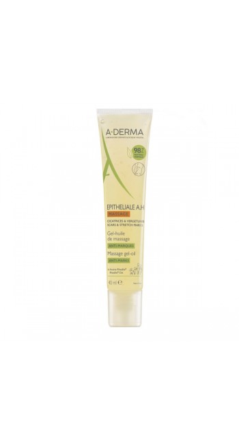 A-Derma Epitheliale A.H Duo Massage Τζελ Αντιμετώπισης Ούλων & Ραγάδων, 40ml