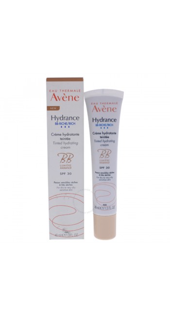 Avene Hydrance BB Riche Ενυδατική Κρέμα με Χρώμα SPF30 για Ξηρό & Πολύ Ξηρό - Αφυδατωμένο Δέρμα, 40ml