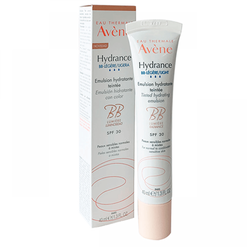 Avene Hydrance BB Legere Ενυδατική Emulsion με Χρώμα SPF30 για Κανονικό & Μικτό Δέρμα, 40ml