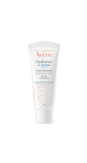 Avene Hydrance UV Riche Ενυδατική Κρέμα SPF30 για Ξηρό & πολύ Ξηρό - Αφυδατωμένο Δέρμα, 40ml