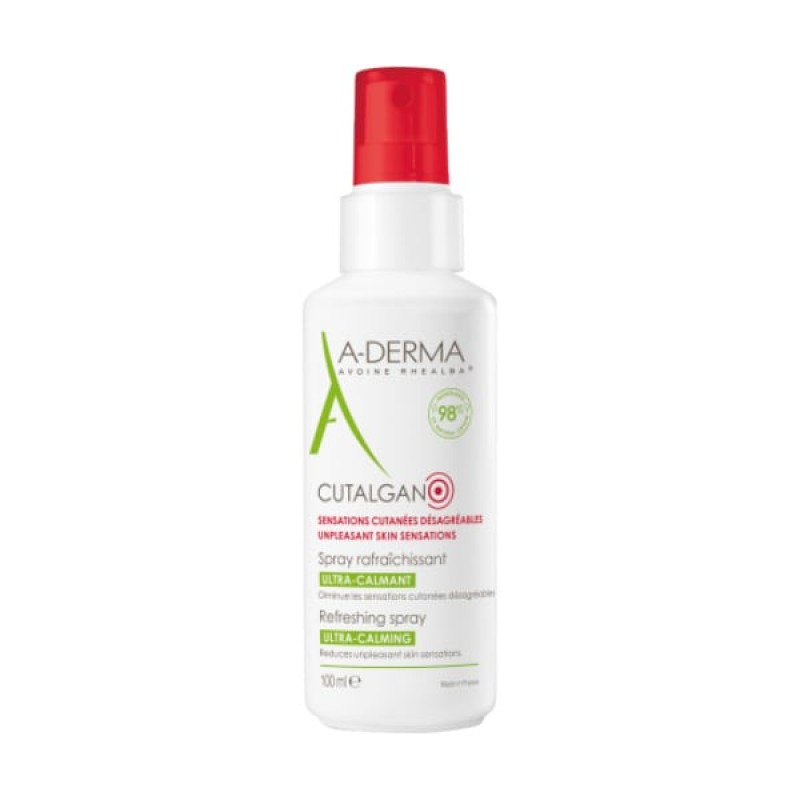 A-Derma Cutalgan Ultra Calming Refreshing Spray Σπρέι Για Αναζωογόνηση, 100ml