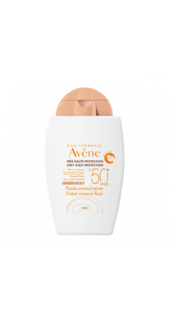 Avene Tinted Mineral Fluid SPF50+ Αντιηλιακό Προσώπου με Χρώμα, 40ml