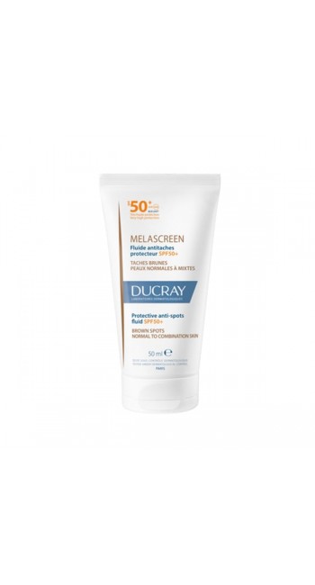 Ducray Melascreen Protective Anti-spot Fluid SPF50+ Light Cream Λεπτόρρευστη Αντηλιακή Κρέμα κατά των Κηλίδων για Κανονικό & Μικτό Δέρμα, 50ml