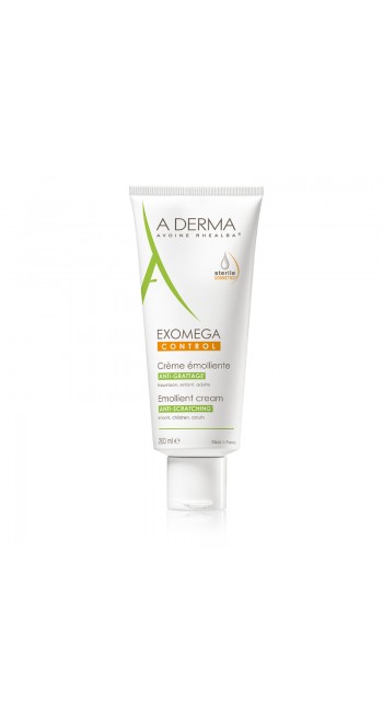 A-Derma Exomega Control Emollient Cream Ενυδατική Κρέμα Ανάπλασης Σώματος για Ξηρές Επιδερμίδες 200ml