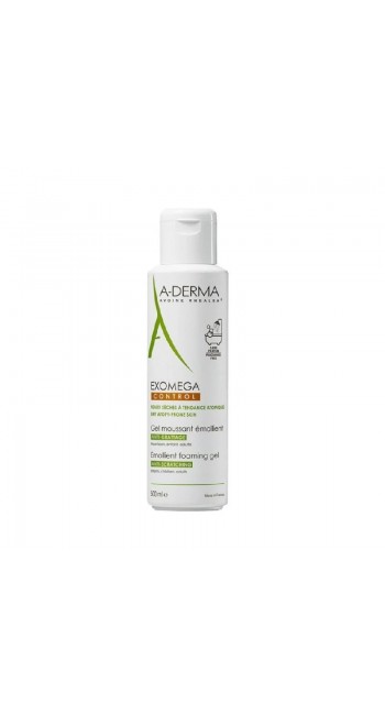 A-Derma Exomega Gel Moussant Emollient, Καθαριστικό Τζελ για Ατοπικό-Ξηρό-Ευαίσθητο Δέρμα 500ml 