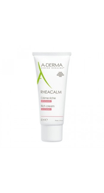 A-Derma Rheacalm Crème Riche Πλούσια Ενυδατική Κρέμα Προσώπου για Ευαίσθητο Δέρμα