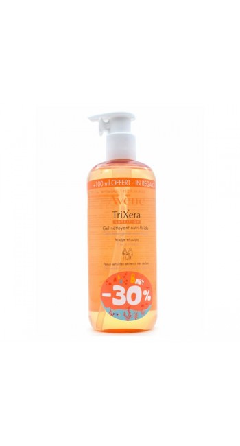 Avene Promo -30% Trixera Nutrition Nutri-Fluid Cleanser Λεπτόρρευστο Θρεπτικό Καθαριστικό Προσώπου & Σώματος, 500ml