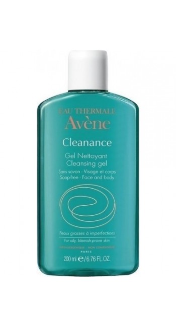 Avene Cleanance Gel Καθαρισμού Nettoyant, Καθαρισμός Προσώπου για Λιπαρά Δέρματα, 200ml 