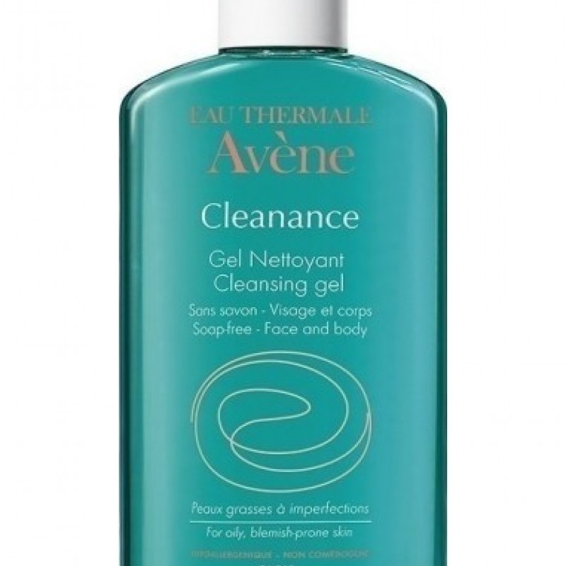 Avene Cleanance Gel Καθαρισμού Nettoyant, Καθαρισμός Προσώπου για Λιπαρά Δέρματα, 200ml 