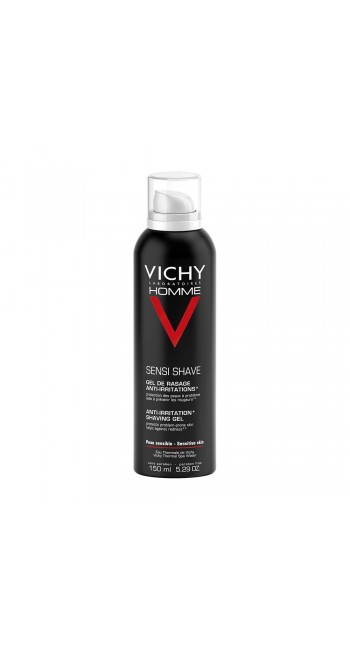 Vichy Homme Sensi Shave Gel Τζελ Ξυρίσματος Κατά των Ερεθισμών, 150m