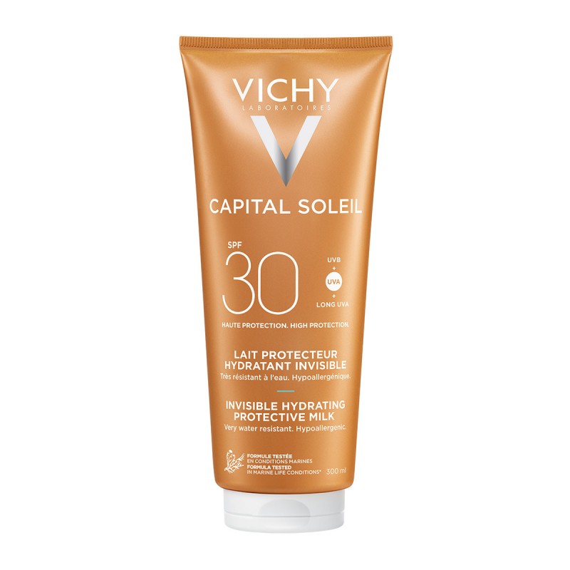 Vichy Capital Soleil SPF30 Ενυδατικό Αντηλιακό Γαλάκτωμα Προσώπου & Σώματος, 300ml