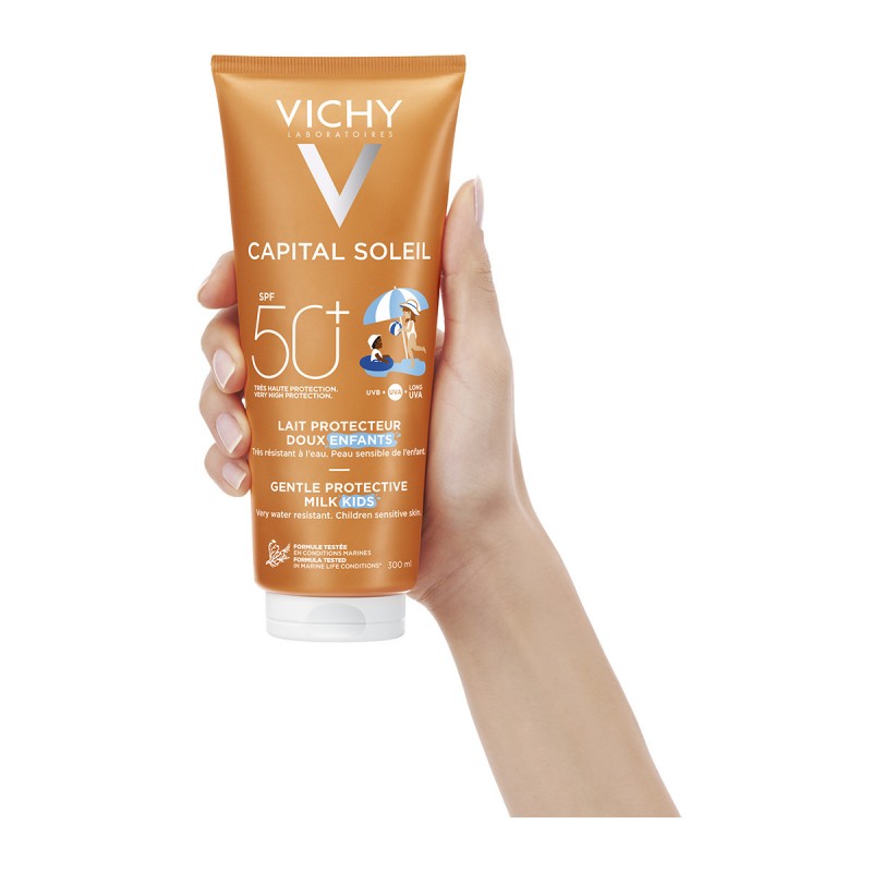 Vichy Capital Soleil SPF50+ Παιδικό Αντηλιακό Γαλάκτωμα Προσώπου & Σώματος, 300ml