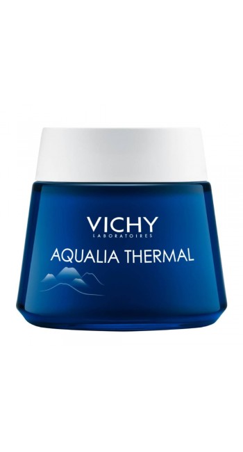 Vichy Aqualia Thermal Spa Night Ενυδατική Κρέμα & Μάσκα Νυχτός για Κάθε Ηλικία, 75ml