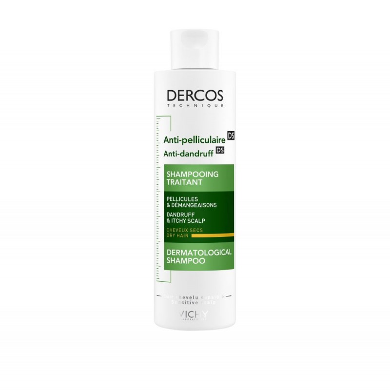 Vichy Dercos Anti-Dandruff Αντιπιτυριδικό Σαμπουάν για Ξηρά Μαλλιά, 390ml