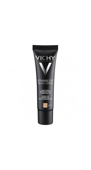 Vichy Dermablend Correction 3D No.15 Opal Make Up Ενεργής Διόρθωσης 16 Ωρών για Υψηλή Κάλυψη και Επανόρθωση, 30ml