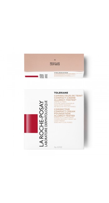 La Roche Posay Toleriane Teint Mineral Διορθωτικό Make Up σε Μορφή Πούδρας με SPF25 Απόχρωση Light Beige (11) για Κανονικό προς Μικτό Δέρμα, 9.5gr