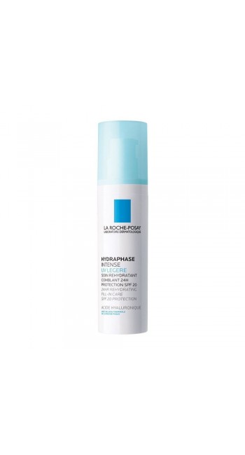 La Roche Posay Hydraphase Intense UV Legere Κρέμα Προσώπου Εντατικής Ενυδάτωσης για Κανονικό - Μεικτό Ευαίσθητο Δέρμα με Υαλουρονικό Οξύ SPF20 50ml