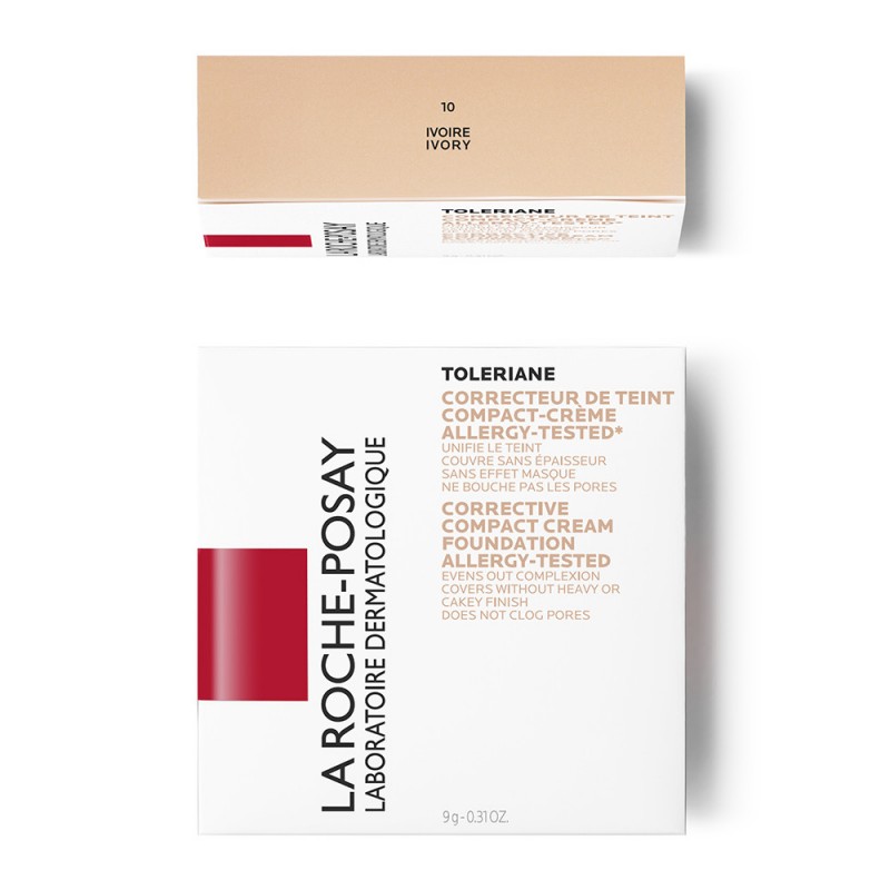 La Roche Posay Toleriane Teint Compact 10 (Ivoire) σε Μορφή Κρέμας 9gr 