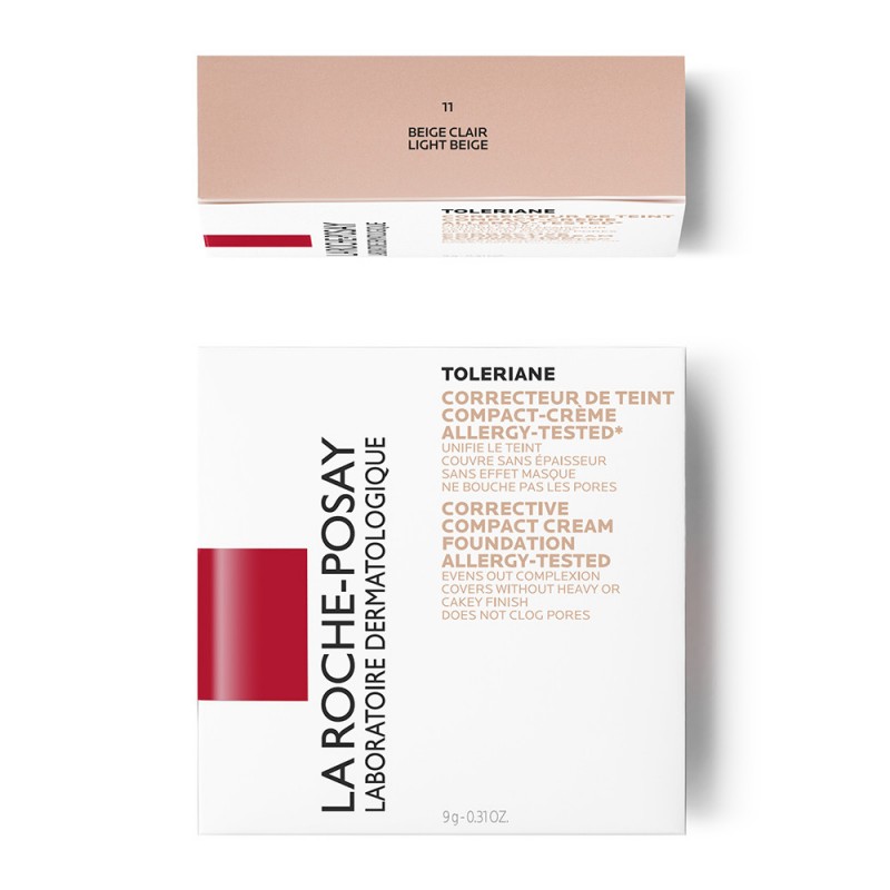 La Roche Posay Toleriane Teint Compact 11 (Beige claire) σε Μορφή Κρέμας, 9gr 