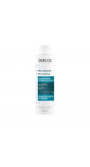 Vichy Dercos Ultra Soothing Greasy Hair Καταπραϋντικό Σαμπουάν για Κανονικά - Λιπαρά Μαλλιά, 200ml