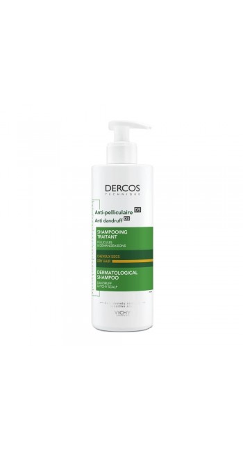 Vichy Dercos Anti-Dandruff Αντιπιτυριδικό Σαμπουάν για Ξηρά Μαλλιά, 390ml