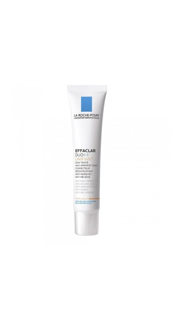 La Roche Posay Effaclar Duo(+) Unifiant Medium Επανορθωτική Φροντίδα με Χρώμα για Ομοιόμορφη Όψη κατά των Σοβαρών Ατελειών, των Φραγμένων Πόρων & των Σημαδιών Μεσαία Απόχρωση, 40ml 