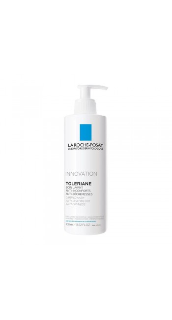 La Roche Posay Toleriane Caring Wash Λοσιόν Καθαρισμού Προσώπου για την Ευαίσθητη Επιδερμίδα, 400ml