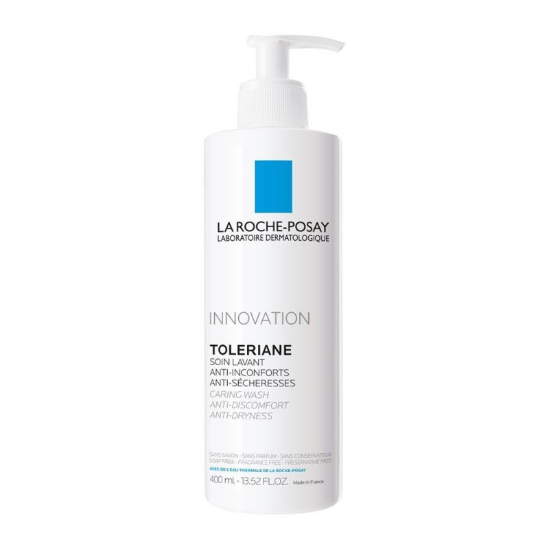 La Roche Posay Toleriane Caring Wash Λοσιόν Καθαρισμού Προσώπου για την Ευαίσθητη Επιδερμίδα, 400ml