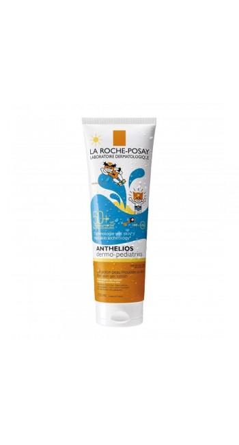 La Roche Posay Anthelios Dermo-Pediatrics Wet Skin Gel Lotion SPF50+ Παιδικό Αντηλιακό για Πρόσωπο/Σώμα 250ml 