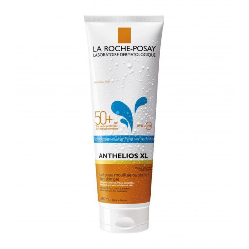 La Roche Posay Anthelios Wet Skin Gel Αδιάβροχο Αντηλιακό Gel Σώματος SPF50 250ml