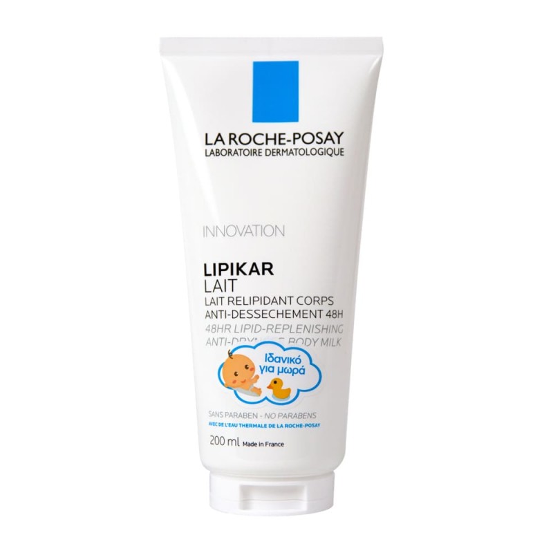 La Roche Posay Lipikar Lait Γαλάκτωμα Σώματος εμπλουτισμένο με λιπίδια κατά της ξηρότητας, 200ml